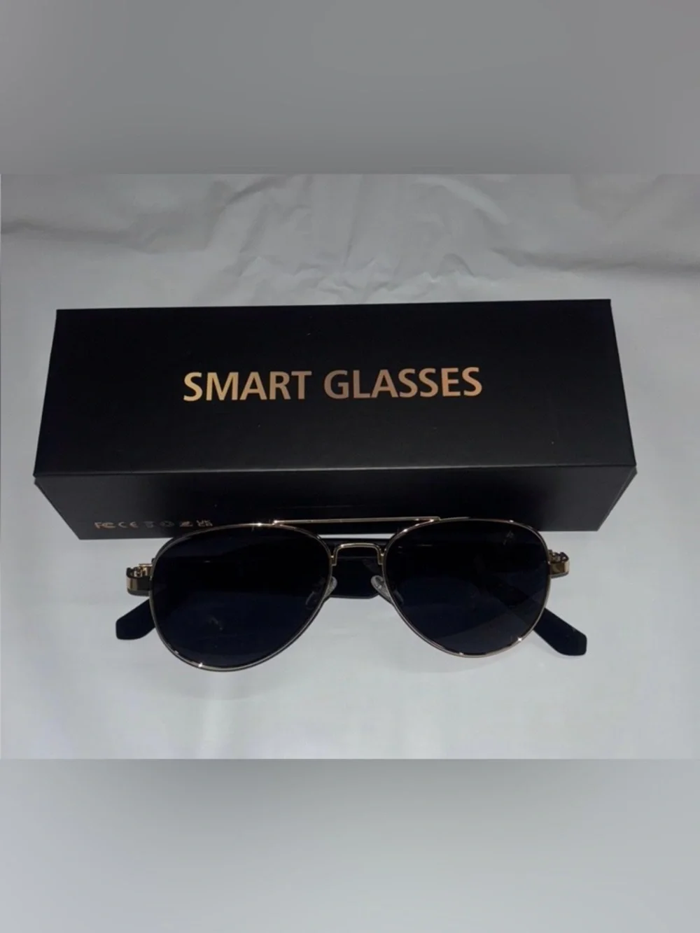 Wireless Bluetooth Smart Glasses Aviator Sunglasses polarized Call Music Headset